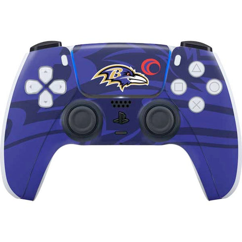 NFL Baltimore Ravens Double Vision PlayStation PS5 Skins