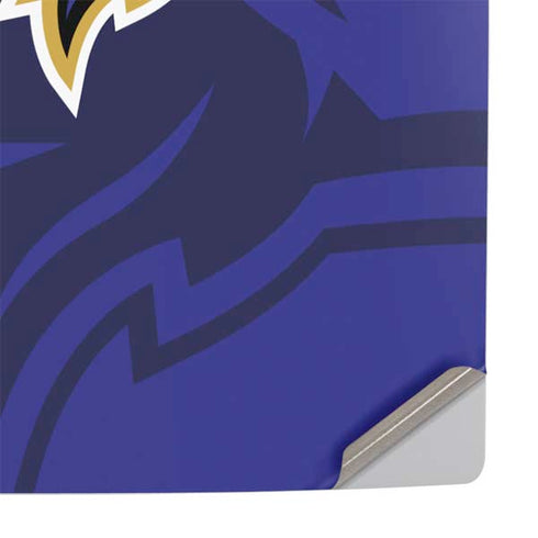 NFL Baltimore Ravens Double Vision PS5 Slim Digital Edition Console Skin