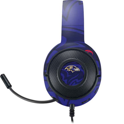 NFL Baltimore Ravens Double Vision Razer Kraken X Skin