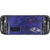 NFL Baltimore Ravens Double Vision Steam Deck Handheld Gaming Computer OLED Skin