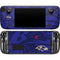 NFL Baltimore Ravens Double Vision Steam Deck Handheld Gaming Computer Skin