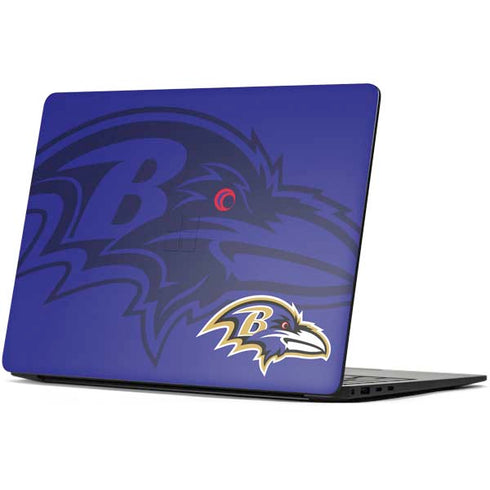 NFL Baltimore Ravens Double Vision Surface Laptop 7 13.8in Skin