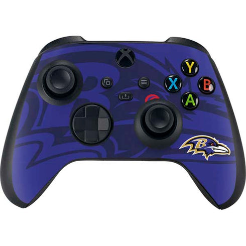 NFL Baltimore Ravens Double Vision Xbox Series X Skins