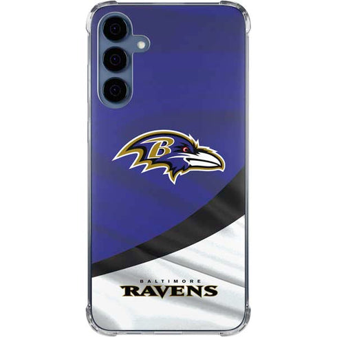 NFL Baltimore Ravens Galaxy A55 5G Clear Case
