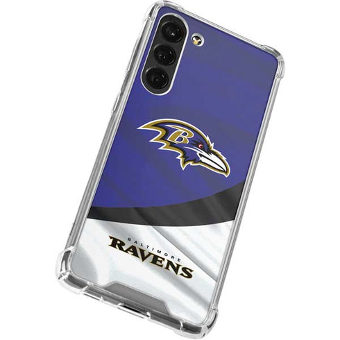 NFL Baltimore Ravens Galaxy S24 FE Clear Case