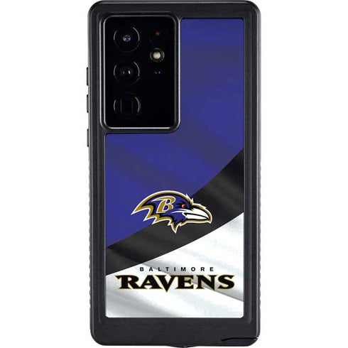 NFL Baltimore Ravens Galaxy S24 Ultra Waterproof Case