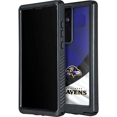 NFL Baltimore Ravens Galaxy S24 Ultra Waterproof Case