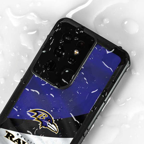 NFL Baltimore Ravens Galaxy S24 Ultra Waterproof Case