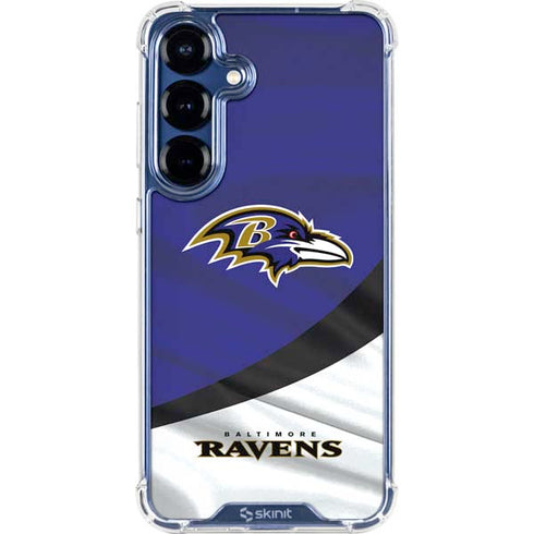 NFL Baltimore Ravens Galaxy S25 Clear Case