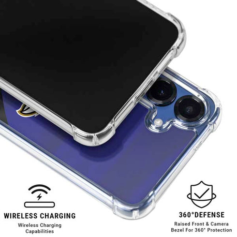NFL Baltimore Ravens Galaxy S25 Clear Case
