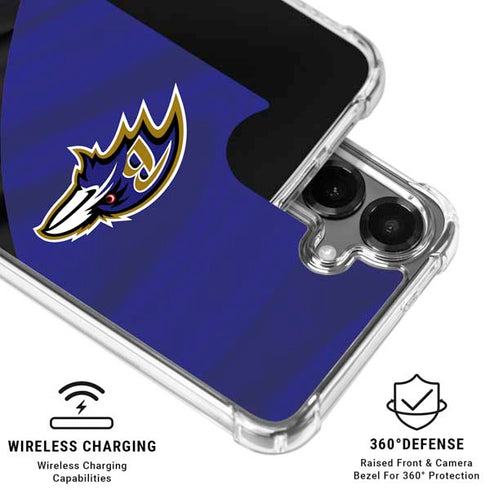 NFL Baltimore Ravens Galaxy S26 Clear Case