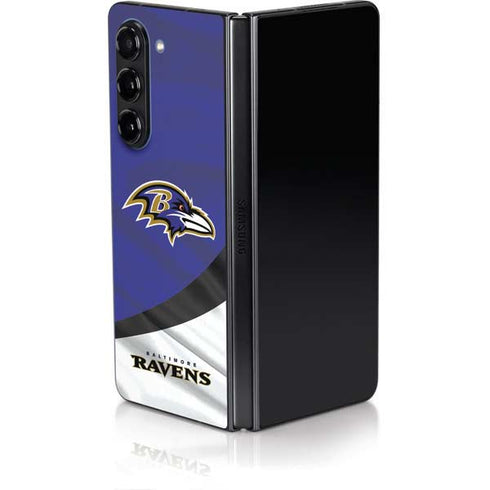 NFL Baltimore Ravens Galaxy Z Fold5 5G Skin