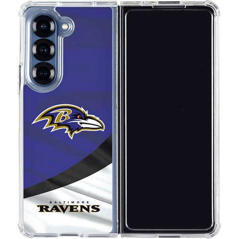 NFL Baltimore Ravens Galaxy Z Fold6 Clear Case