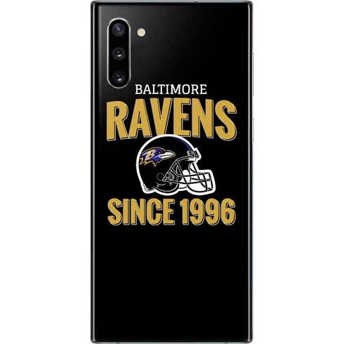 NFL Baltimore Ravens Helmet Galaxy Note 10 Skin