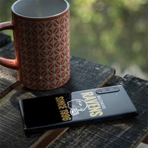 NFL Baltimore Ravens Helmet Galaxy Note 10 Skin