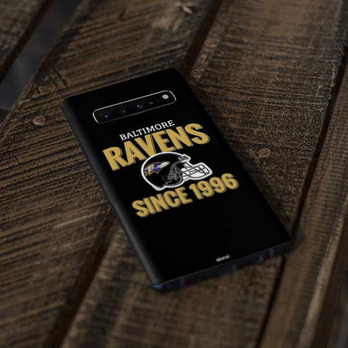 NFL Baltimore Ravens Helmet Galaxy S10 Skin