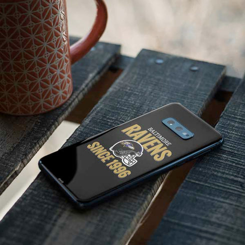 NFL Baltimore Ravens Helmet Galaxy S10e Skin