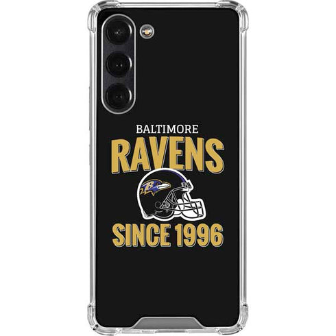 NFL Baltimore Ravens Helmet Galaxy S24 FE Clear Case