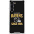 NFL Baltimore Ravens Helmet Galaxy S24 FE Clear Case