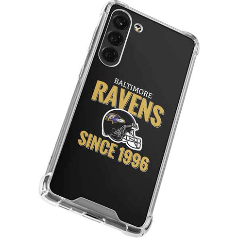 NFL Baltimore Ravens Helmet Galaxy S24 FE Clear Case