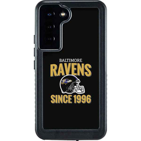 NFL Baltimore Ravens Helmet Galaxy S24 Plus Waterproof Case