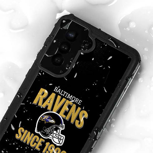 NFL Baltimore Ravens Helmet Galaxy S24 Plus Waterproof Case