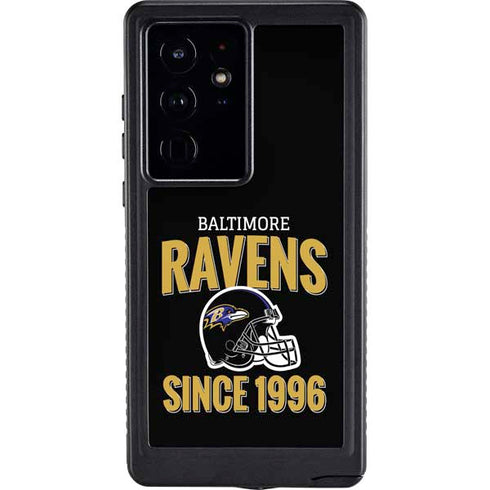 NFL Baltimore Ravens Helmet Galaxy S24 Ultra Waterproof Case