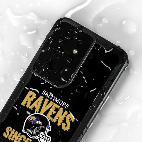 NFL Baltimore Ravens Helmet Galaxy S24 Ultra Waterproof Case