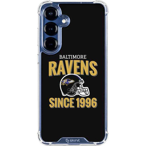 NFL Baltimore Ravens Helmet Galaxy S25 Clear Case