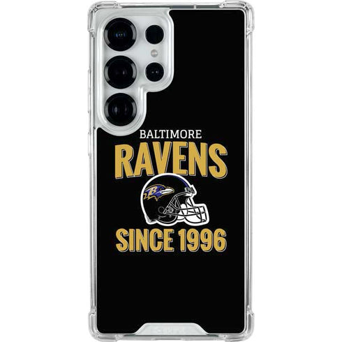 NFL Baltimore Ravens Helmet Galaxy S25 Ultra Clear Case