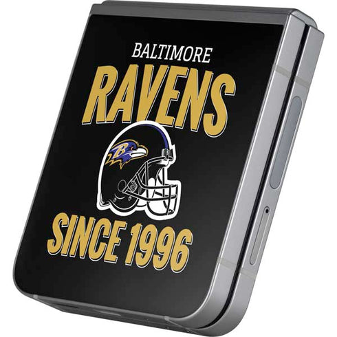NFL Baltimore Ravens Helmet Galaxy Z Flip6 Skin
