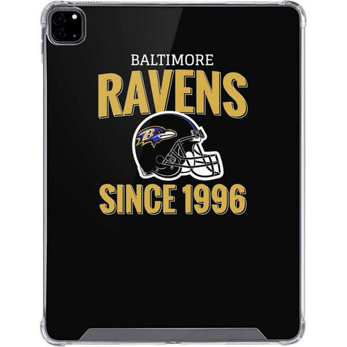 NFL Baltimore Ravens Helmet iPad Pro 12.9in (2020) Clear Case