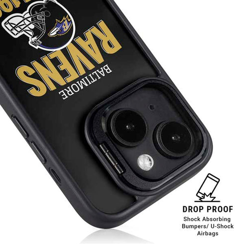 NFL Baltimore Ravens Helmet iPhone 13 Kickstand Case