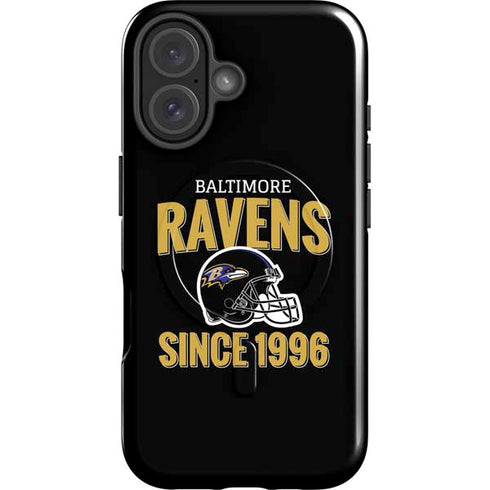 NFL Baltimore Ravens Helmet iPhone 16 Magsafe Impact Case