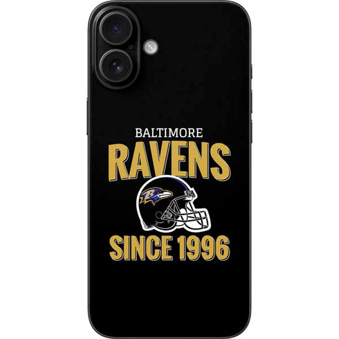 NFL Baltimore Ravens Helmet iPhone 16 Plus Skin