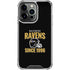 NFL Baltimore Ravens Helmet iPhone 16 Pro Clear Case
