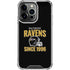 NFL Baltimore Ravens Helmet iPhone 16 Pro Max Clear Case