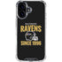 NFL Baltimore Ravens Helmet iPhone 17 Clear Case