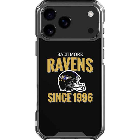 NFL Baltimore Ravens Helmet iPhone 18 Pro Max Clear Case