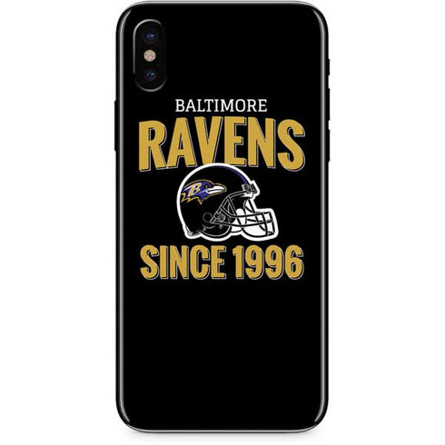 NFL Baltimore Ravens Helmet iPhone XS Skin