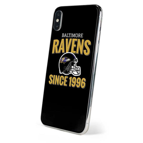NFL Baltimore Ravens Helmet iPhone XS Skin