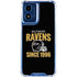 NFL Baltimore Ravens Helmet Moto G 5G (2024) Clear Case
