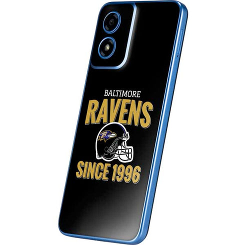 NFL Baltimore Ravens Helmet Moto G Play 4G (2024) Skin