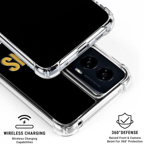 NFL Baltimore Ravens Helmet Moto G Power 5G (2024) Clear Case