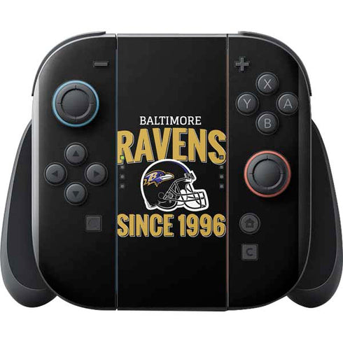 NFL Baltimore Ravens Helmet Nintendo Switch 2 (2025) with Joy-Con Skin