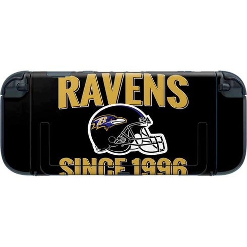 NFL Baltimore Ravens Helmet Nintendo Switch 2 (2025) with Joy-Con Skin