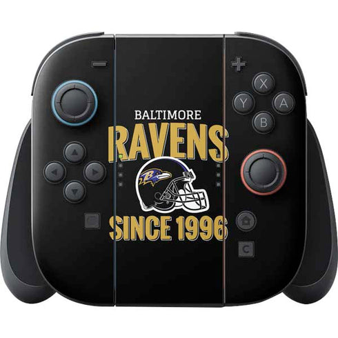 NFL Baltimore Ravens Helmet Nintendo Switch 2 (2025) Joy-Con Controller Skin