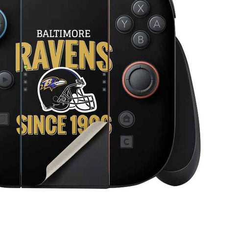 NFL Baltimore Ravens Helmet Nintendo Switch 2 (2025) Joy-Con Controller Skin