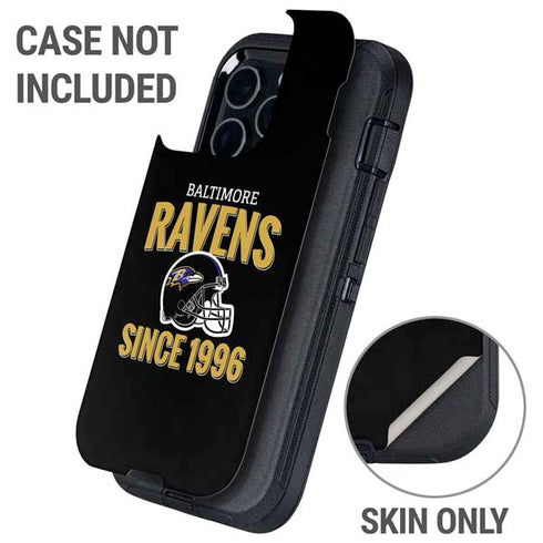 NFL Baltimore Ravens Helmet Otterbox Defender iPhone Skin