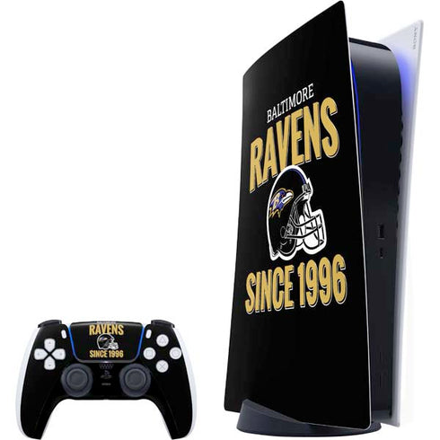 NFL Baltimore Ravens Helmet PlayStation PS5 Skins
